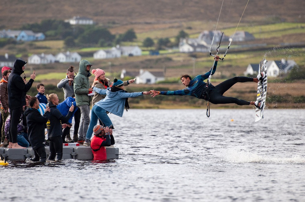 Kite surfing